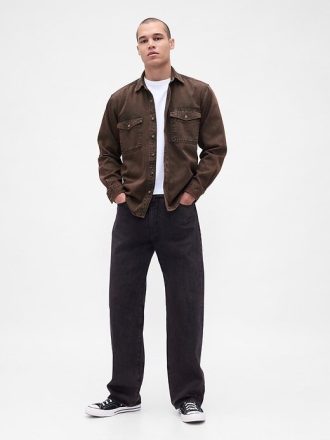 Camisa jeans relaxada