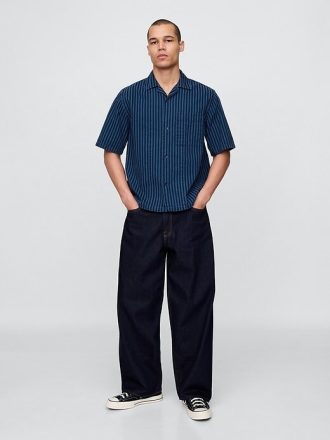 Camisa listrada jeans