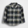 Camisa Oxford grande para bebês e crianças pequenas