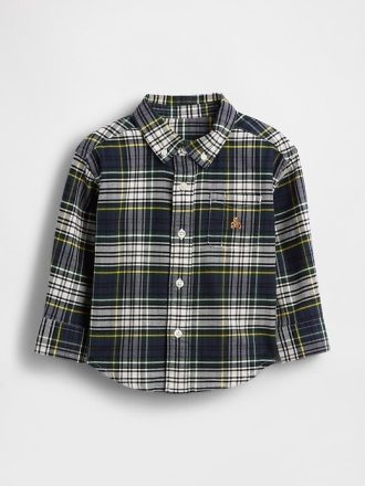 Camisa Oxford grande para bebês e crianças pequenas Camisa Oxford grande para bebês e crianças pequenas