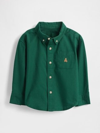 Camisa Oxford grande para bebês e crianças pequenas Camisa Oxford grande para bebês e crianças pequenas