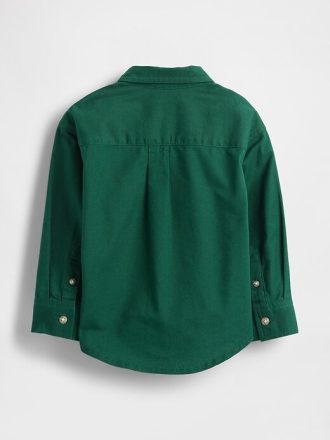 Camisa Oxford grande para bebês e crianças pequenas Camisa Oxford grande para bebês e crianças pequenas