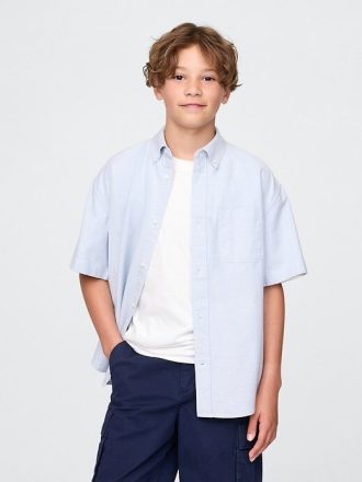 Camisa Oxford Relaxada Infantil