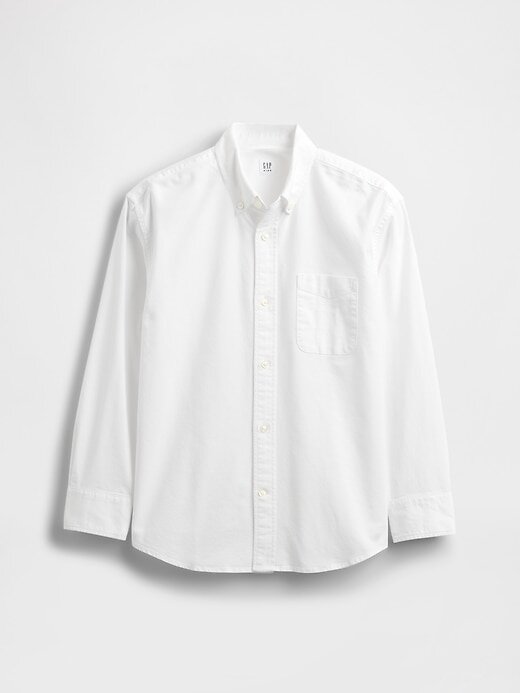 Camisa Oxford Relaxada Infantil Camisa Oxford Relaxada Infantil