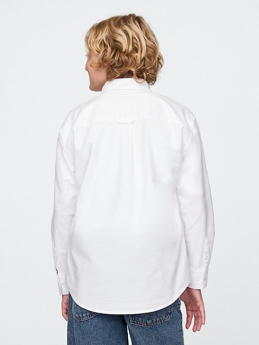 Camisa Oxford Relaxada Infantil Camisa Oxford Relaxada Infantil