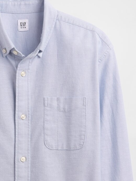 Camisa Oxford Relaxada Infantil Camisa Oxford Relaxada Infantil