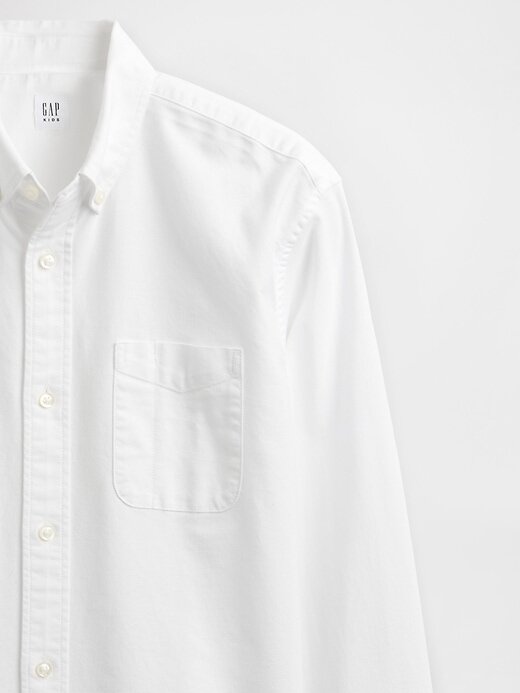 Camisa Oxford Relaxada Infantil Camisa Oxford Relaxada Infantil