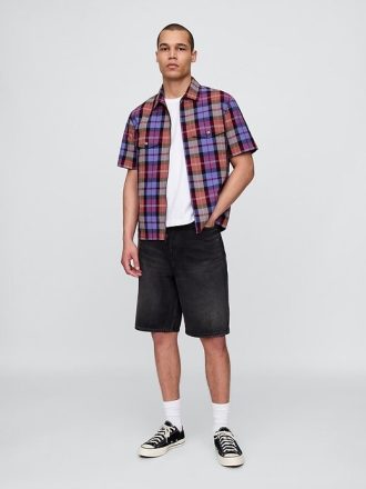 Camisa Oxford Xadrez Mista