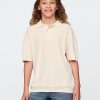 Camisa polo infantil relaxada