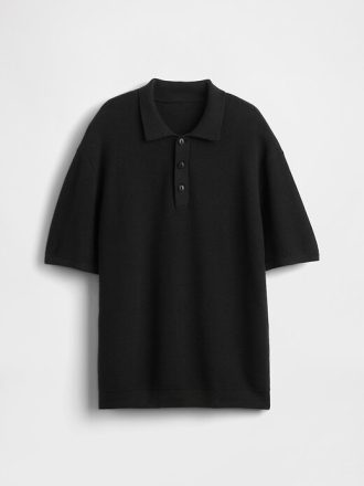 Camisa polo infantil relaxada