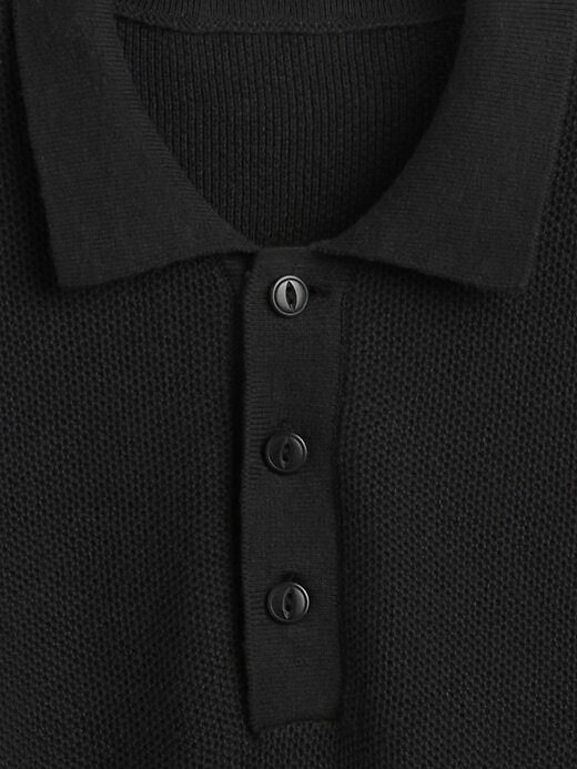 Camisa polo infantil relaxada Camisa polo infantil relaxada