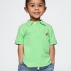 Camisa polo piquê para bebês e crianças pequenas
