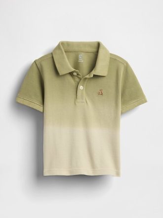 Camisa polo piquê para bebês e crianças pequenas