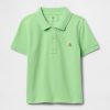 Camisa polo piquê para bebês e crianças pequenas