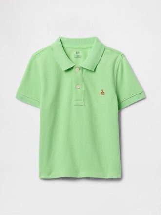 Camisa polo piquê para bebês e crianças pequenas
