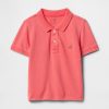 Camisa polo piquê para bebês e crianças pequenas