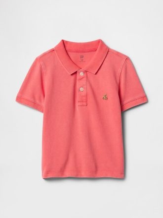 Camisa polo piquê para bebês e crianças pequenas