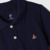 Camisa polo piquê para bebês e crianças pequenas
