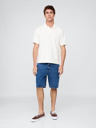 Camisa polo piquê relaxada