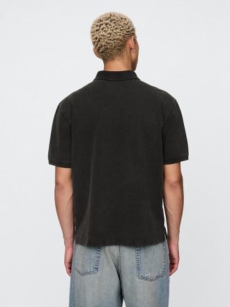 Camisa polo piquê relaxada