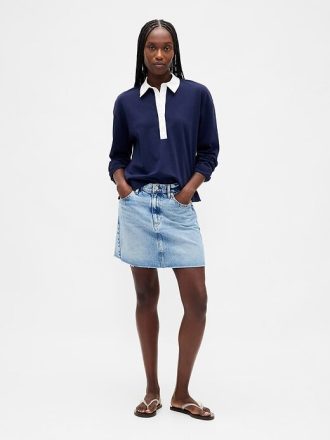 Camisa polo vintagesoft de algodão orgânico e peso pesado