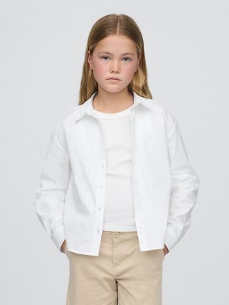 Camisa relaxada uniforme infantil