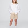 Camisa relaxada uniforme infantil