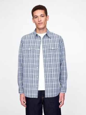 Camisa Western Popeline de Algodão Orgânico