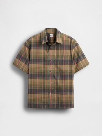 Camisa xadrez infantil relaxada Camisa xadrez infantil relaxada