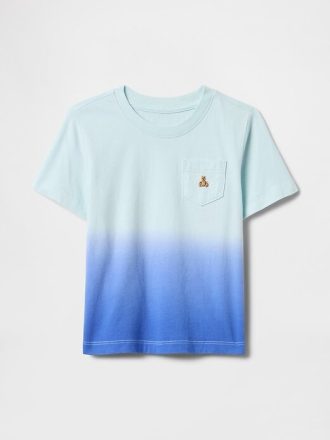 Camiseta com bolso para bebês e crianças pequenas