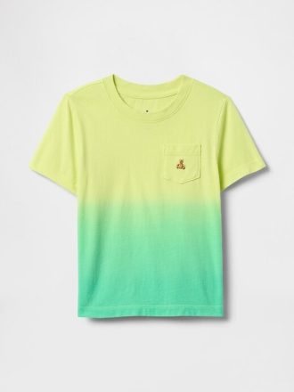 Camiseta com bolso para bebês e crianças pequenas