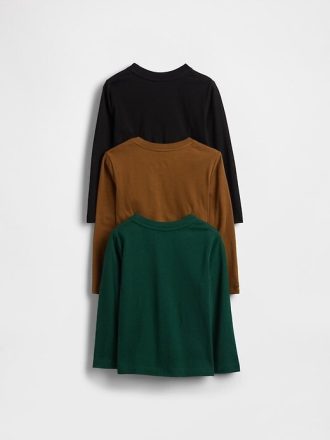 Camiseta com bolso para bebês e crianças pequenas