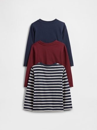 Camiseta com bolso para bebês e crianças pequenas