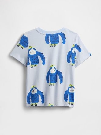 Camiseta com bolso para bebês e crianças pequenas