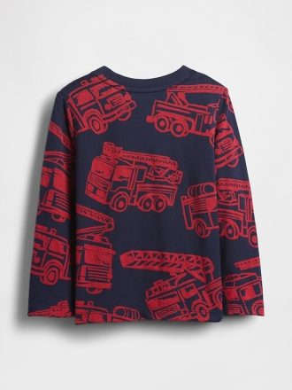 Camiseta com bolso para bebês e crianças pequenas