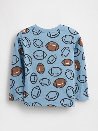 Camiseta com bolso para bebês e crianças pequenas