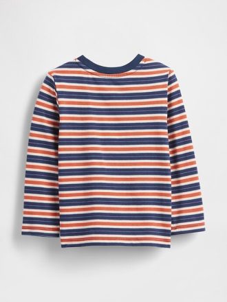 Camiseta com bolso para bebês e crianças pequenas