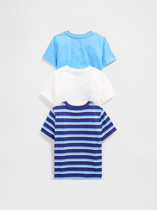 Camiseta com bolso para bebês e crianças pequenas (pacote com 3) Camiseta com bolso para bebês e crianças pequenas (pacote com 3)