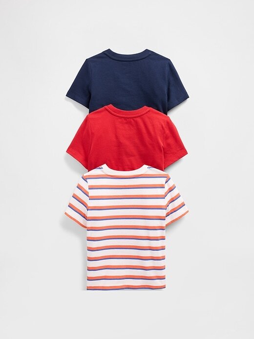 Camiseta com bolso para bebês e crianças pequenas (pacote com 3) Camiseta com bolso para bebês e crianças pequenas (pacote com 3)