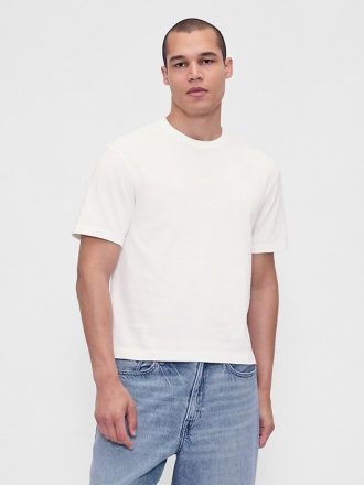 Camiseta Crop Graphic Pesada