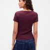 Camiseta Cropped Moderna com Decote Redondo