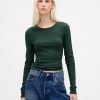 Camiseta Cropped Moderna Rib