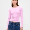 Camiseta Cropped Moderna Rib Camiseta Cropped Moderna Rib