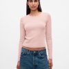 Camiseta Cropped Moderna Rib