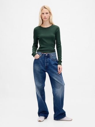 Camiseta Cropped Moderna Rib