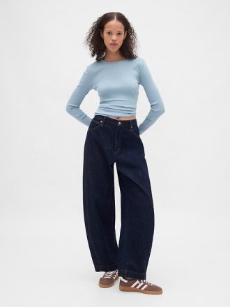 Camiseta Cropped Moderna Rib