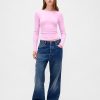 Camiseta Cropped Moderna Rib Camiseta Cropped Moderna Rib