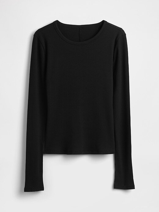 Camiseta Cropped Moderna Rib Camiseta Cropped Moderna Rib