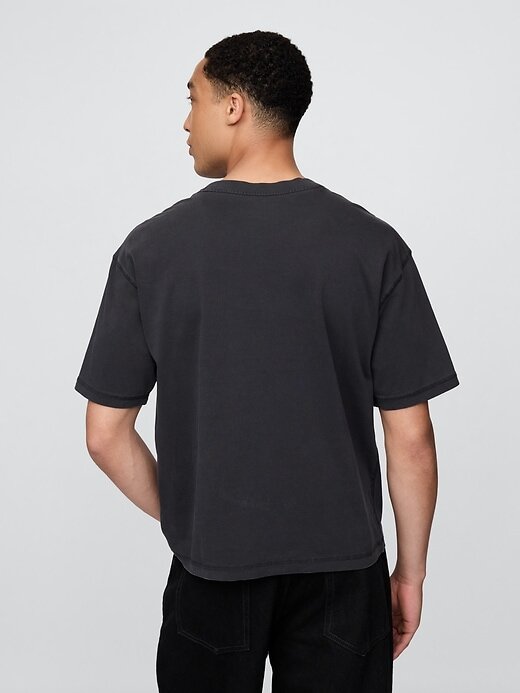 Camiseta curta com estampa Fleetwood Mac Heavyweight Camiseta curta com estampa Fleetwood Mac Heavyweight