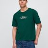Camiseta curta com estampa gráfica da Ford Heavyweight
